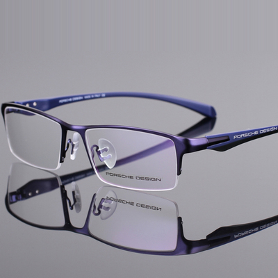 駕馭職場(chǎng)氣場(chǎng) P9065鈦金半框眼鏡如何成為商務(wù)男士的隱形珠寶